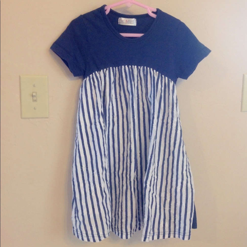 Tokyo GIRL's Dress Navy White